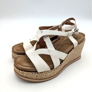 Söfft Devyn Slingback Espadrille Sandal Women's True White Size US8M EU39